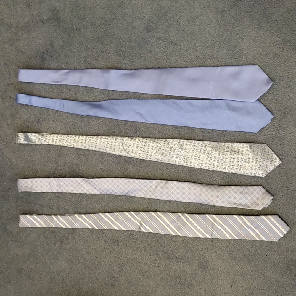 Men's Ties - Assorted in Blue and Grey Colors